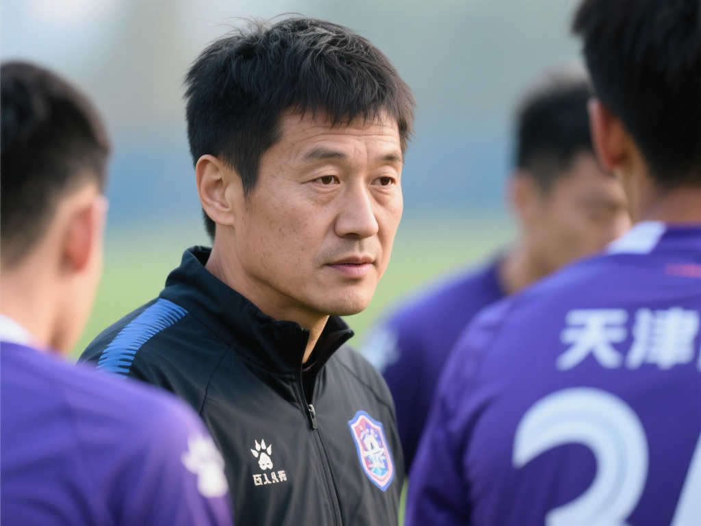 津媒:于根伟叮嘱队员专注训练比赛,摒弃外界干扰 津媒:于根伟叮嘱队员专注训练比赛,摒弃外界干扰